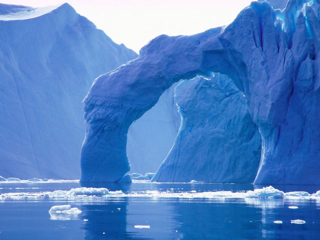 Paysages figés dans la glace