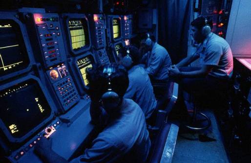Local sonar du SSN 712 Atlanta. Crédit image: sousmarin.chez.com