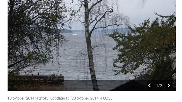 L'engin repéré dans l'archipel de Stockholm © Capture d'écran Svenska Dagbladet