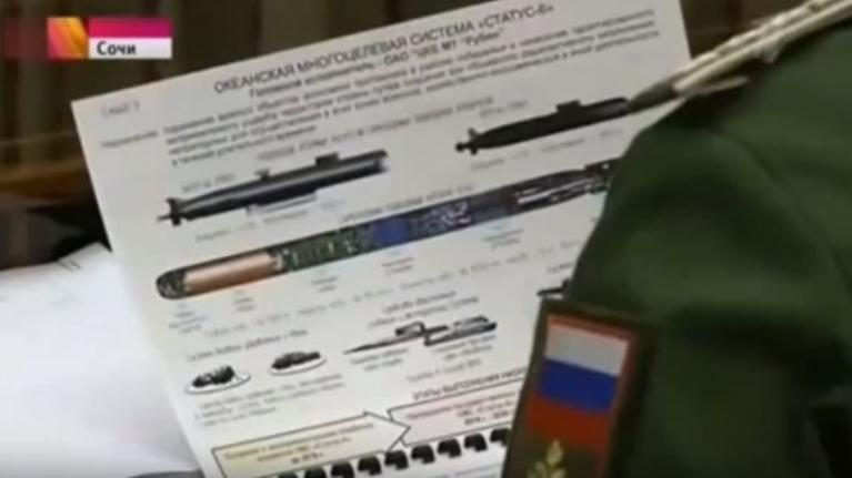 Capture d'écran d'un document militaire secret montré par erreur à la télévision russe, mardi 10 novembre 2015. (YOUTUBE)