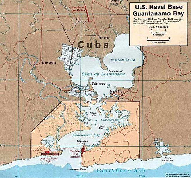 Base Navale de la Baie de Guantanamo Wikipedia - domaine public