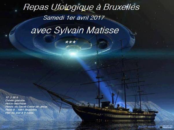 crédit repas ufologique Bruxelles ( Belgique)